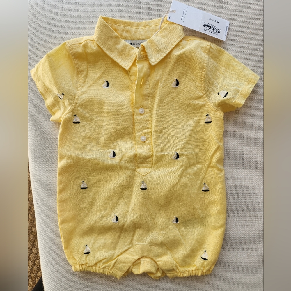 Two Janie & Jack Short Onsies